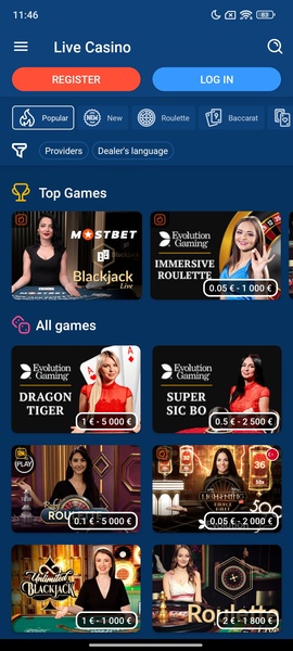 Mostbet Online Casino
