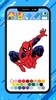 Spider super hero coloring man screenshot 7