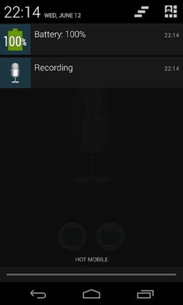 Recording app - Preview 1