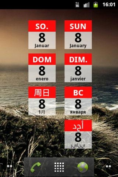 Day Widget - Preview 1