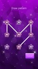 Purple Diamond Flower Zipper Lock Pattern screenshot 5