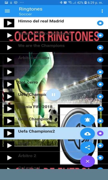Soccer Ringtones - Preview 2