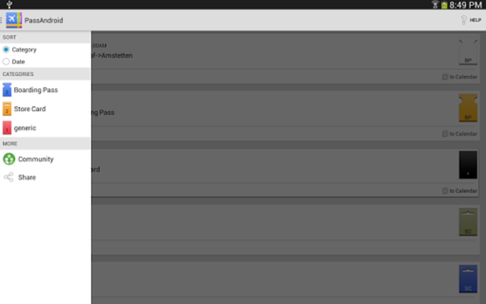 PassAndroid - Preview 4