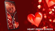 Heart zipper lock screen screenshot 5