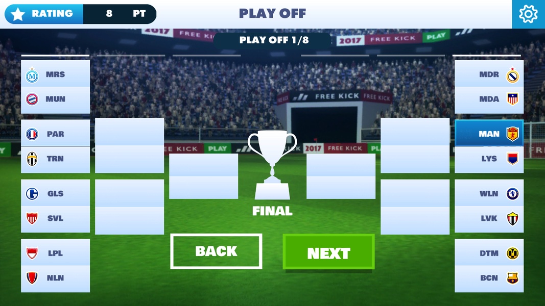 Champions Free Kick League 17 - Preview 5