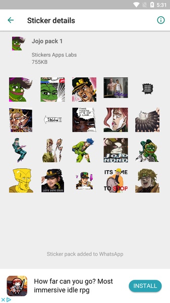 AniStickers - Anime WAStickers for Whatsapp - Preview 7