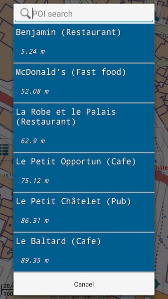 Map of Paris offline - Preview 3