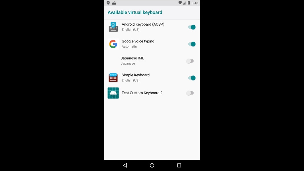 Keyboard Switcher - Preview 1