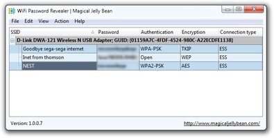 WiFi password revealer screenshot 1