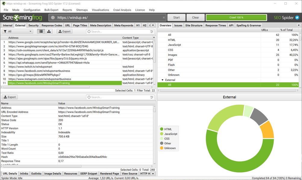 Screaming Frog for Windows - Download it from Uptodown for free