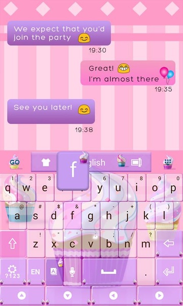 Sweet Cupcake Keyboard - Preview 2