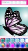 Butterfly HD Coloring Book screenshot 3
