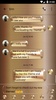 SMS Messages Gold Copper Theme screenshot 5