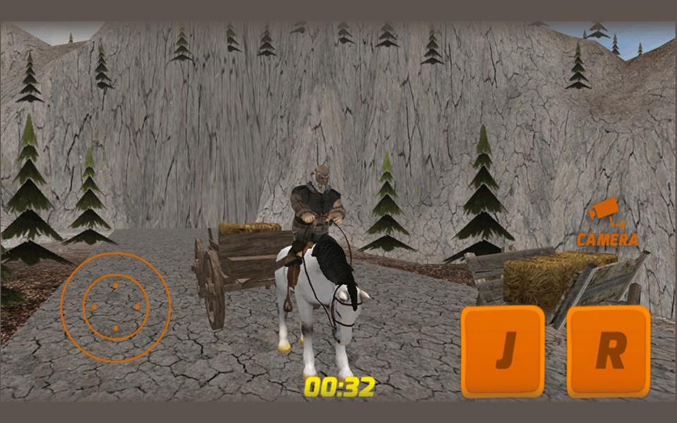 Farmer Riding Horse - Preview 4