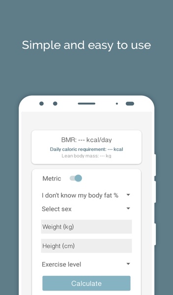 BMR calculator - Preview 1