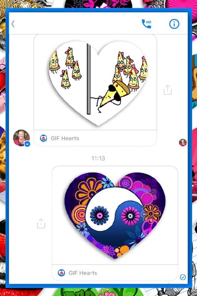 GIF Hearts - Preview 3