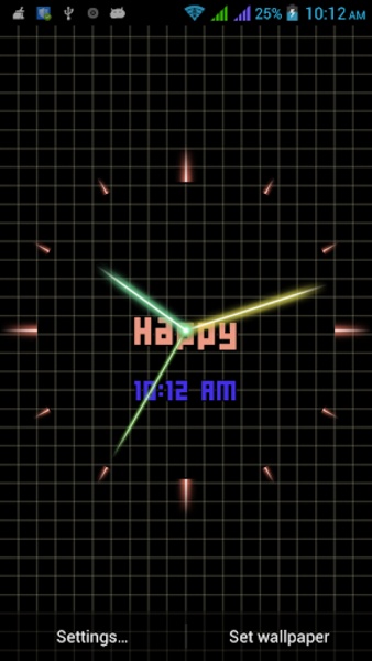 Laser Analog Clock Free - Preview 3