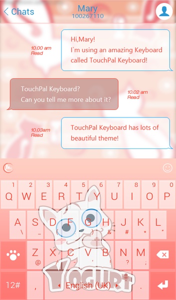 I am Yogurt TouchPal Theme - Preview 5