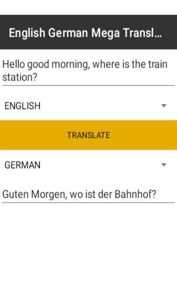 English German Mega Translator - Preview 4