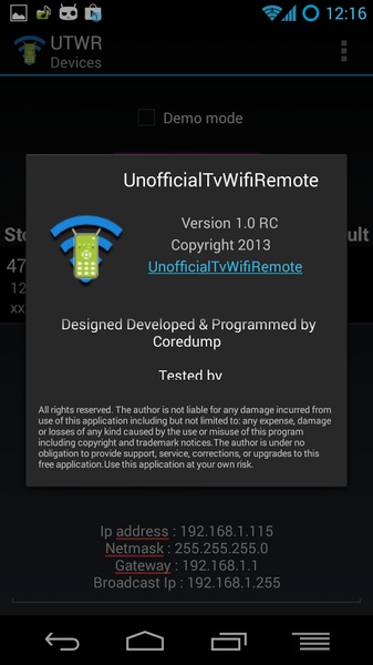 Unofficial TV WiFi Remote - Preview 3