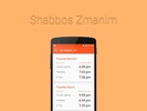 Shabbos Zmanim screenshot 4
