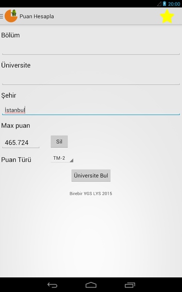 BireBir YGS LYS Hesaplama - Preview 1