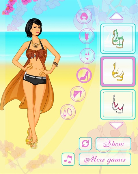 beach dress games Beach Dress Up for Android