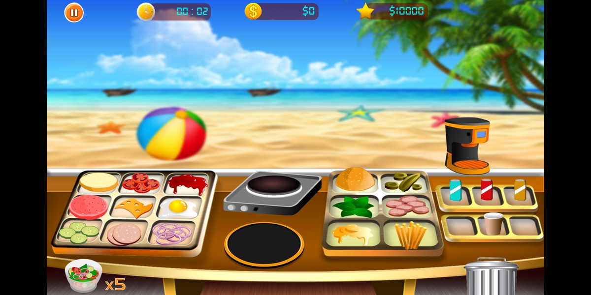 Burger Shop Restaurant : Burger Maker Cooking Game - Preview 2