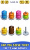 Donut Hoop Stack 3d Color Sort screenshot 6