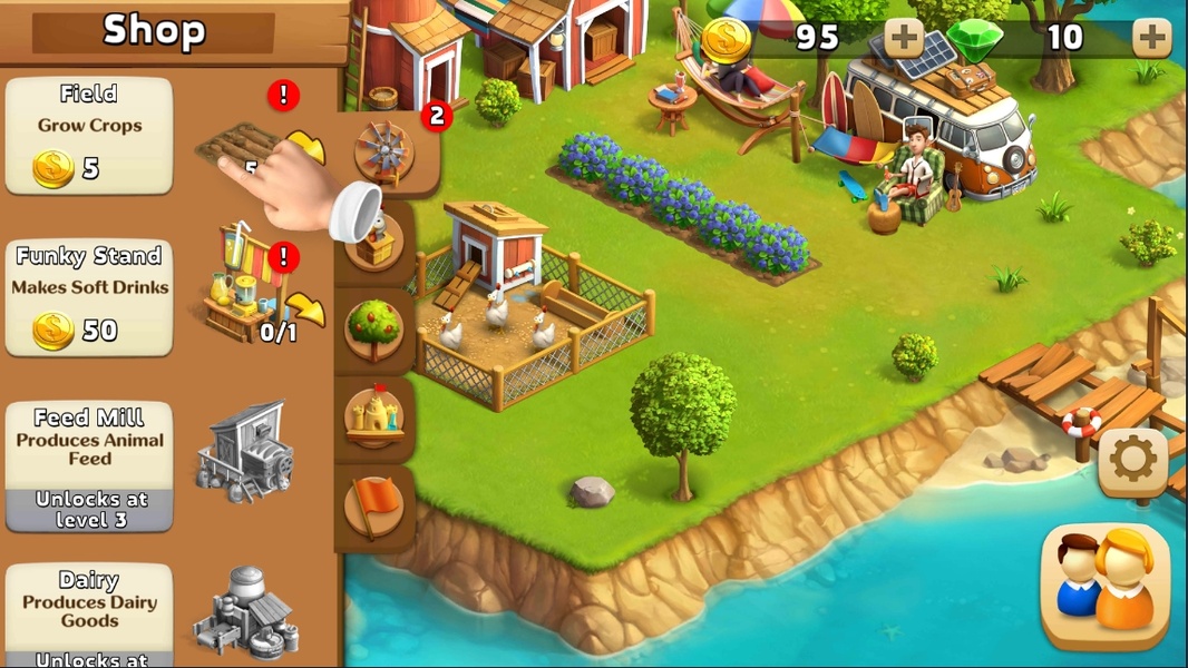 Funky Bay - Farm & Adventure game - Preview 4