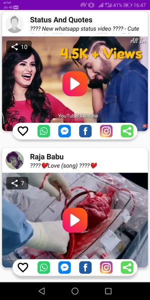 WhatsApp Status Videos Share & Download - Preview 5