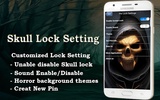 Lock Screen - Skull Pin Lock S screenshot 1