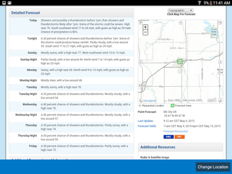 Weather Radar Widget - Preview 4