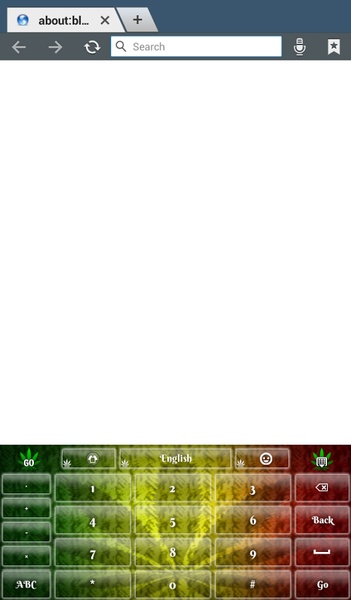GO Keyboard Weed Keyboard Theme - Preview 1