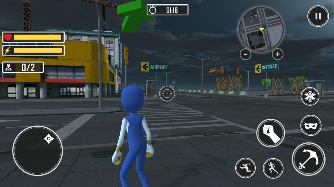 Stickman Ice Hero Crime City - Rope Hero - Preview 5