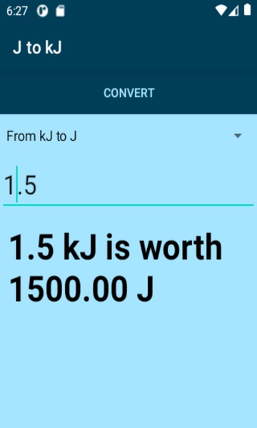 J to kJ converter - Preview 1
