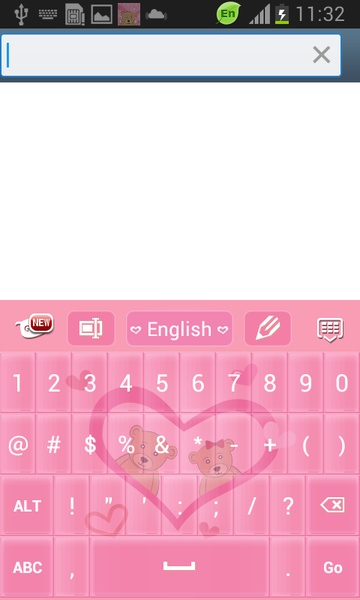Pink Love Keyboard Free - Preview 4