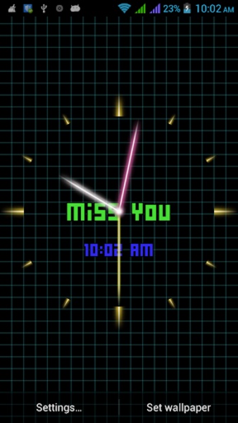 Laser Analog Clock Free - Preview 6