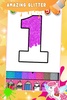 Glitter Number & ABC Coloring screenshot 6