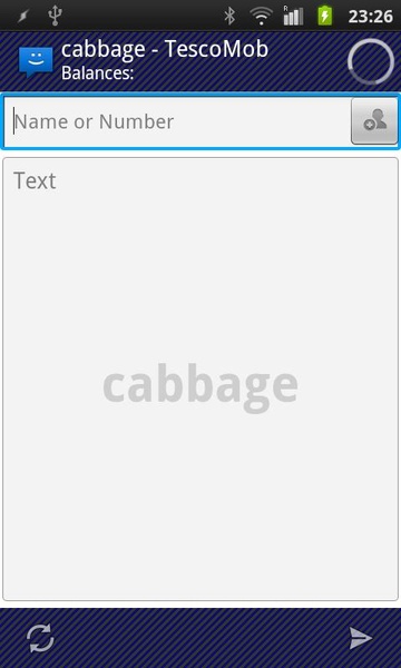 WebSMS Connector: cabbage - Preview 3