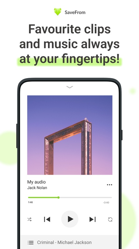 Savefrom Helper screenshot