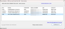 HDD Low Level Format Tool screenshot 1