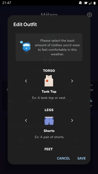 DINA: Personalized Weather - Preview 5