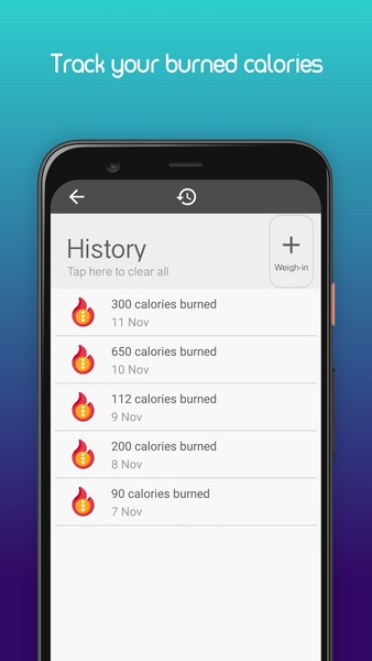 Caloriedex: Burned calories calculator - Preview 2