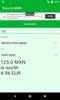 Euro to MXN currency converter screenshot 1