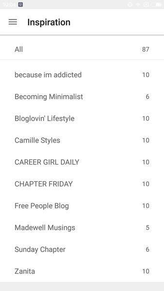 Bloglovin - Preview 2
