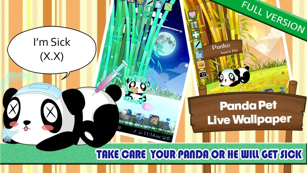 Panda Pet Live Wallpaper Free - Preview 4