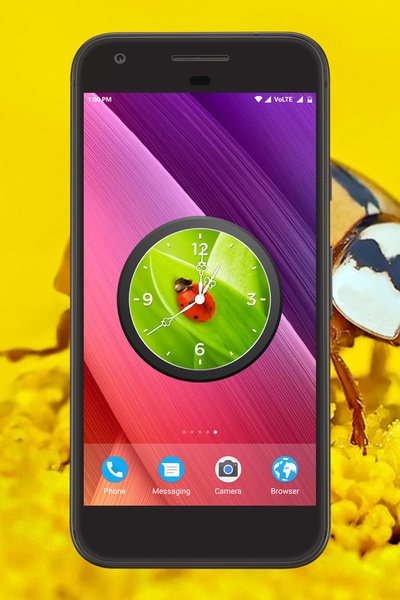 Insects Clock Live Wallpaper - Preview 4