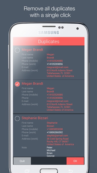 Contacts Optimizer - Preview 3