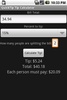 QuickTip Tip Calculator screenshot 2